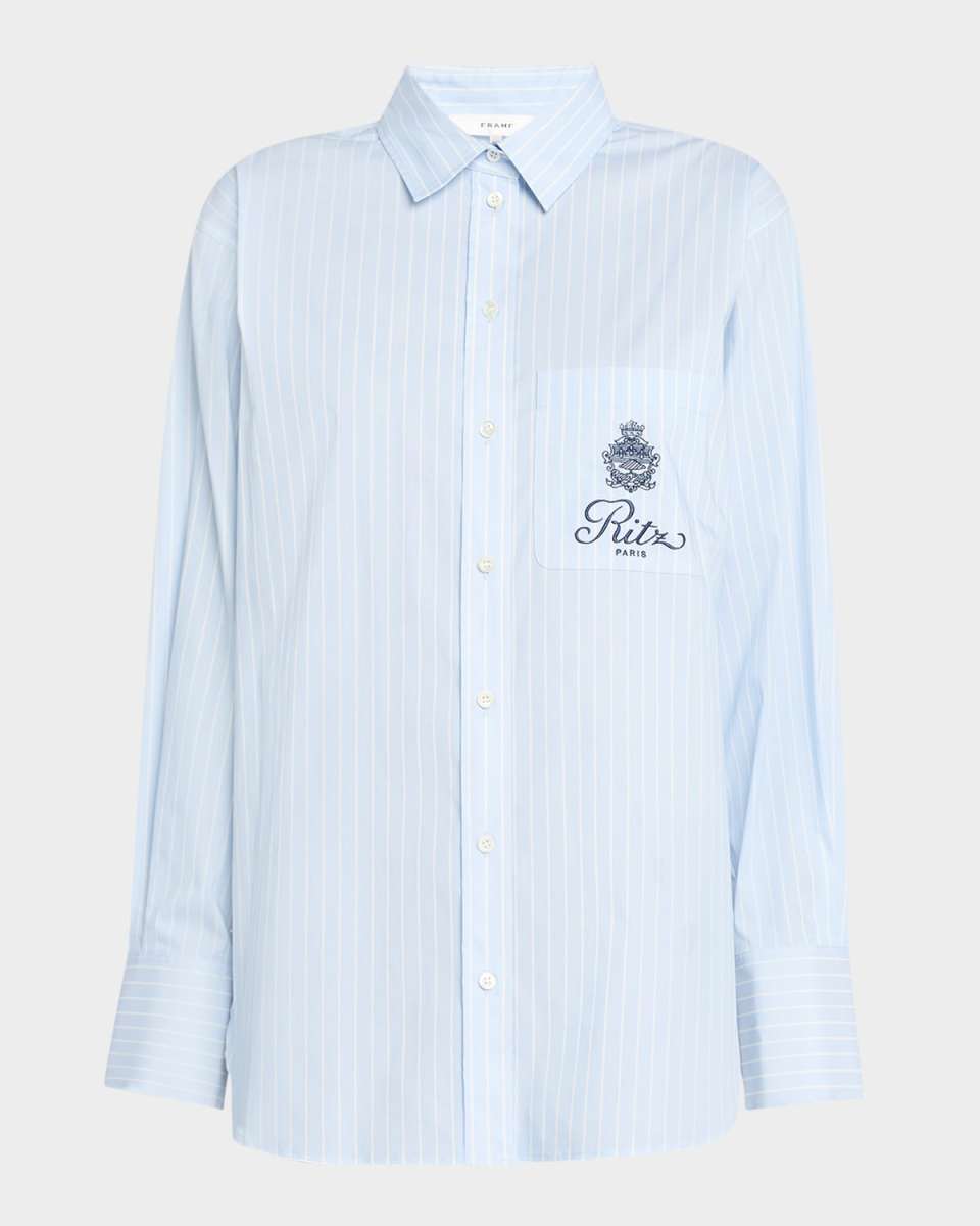FRAME x Ritz Paris Oversized Pocket Shirt